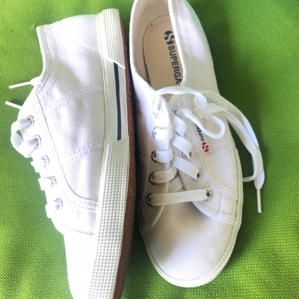 Superga White Shoes